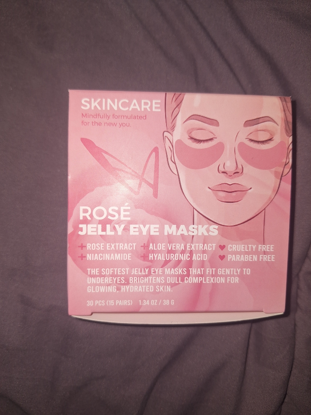 Rosé Jelly Eye Masks - Hydrating Pink Under-Eye Treatment